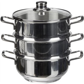 Excelsa 47121 Cuiseur Vapeur en INOX 4 pièces