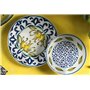 Excelsa Amalfi Lot de 6 assiettes à pizza en porcelaine