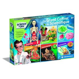 Clementoni - Science & Jeu - Le Grand Coffret du Scientifique - Expériences sur : Anatomie