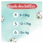 Pampers Couches-Culottes Taille 4 (9-15 kg), Harmonie, 96 Couches-Culottes Bébé, Multi Pack, 0% de compromis, 100% d'absorption,