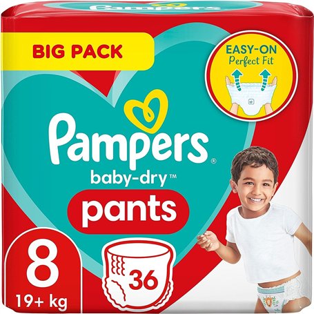 Pampers Baby Dry Pants Taille 8