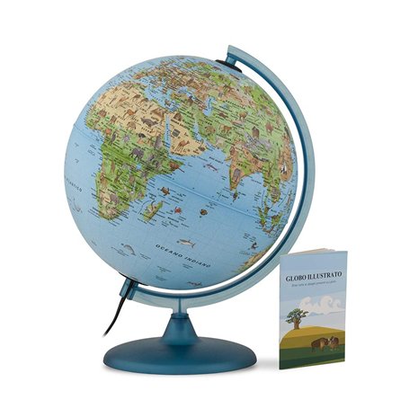 TECNODIDATTICA – 0325sasaitkbbgd6 – Globe Terrestre Safari avec Livre