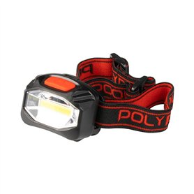 POLY POOL - PP3156 Lampe frontale à LED pour le trekking et le travail en extérieur - Lampe frontale à batterie LED 3 fonctions