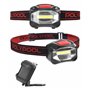 POLY POOL - PP3156 Lampe frontale à LED pour le trekking et le travail en extérieur - Lampe frontale à batterie LED 3 fonctions 