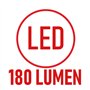 POLY POOL - PP3156 Lampe frontale à LED pour le trekking et le travail en extérieur - Lampe frontale à batterie LED 3 fonctions 