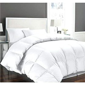 Couette blanche 450GR/M² "FABRICATION FRANCAISE" (2 places) 220 x 240 + 2 Oreillers 50 x 70 cm