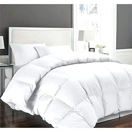 Couette blanche 450GR/M² "FABRICATION FRANCAISE" (2 places) 220 x 240 + 2 Oreillers 50 x 70 cm