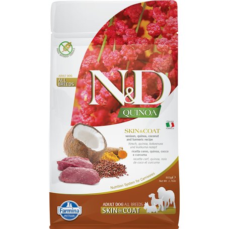 N&D Quinoa Dog Skin & Coat