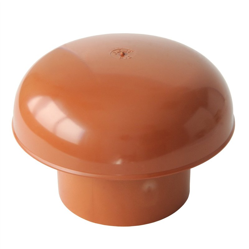 First Plast cdvm100t Chapeau de ventilation tête esalatore, rouge, diamètre 100 mm