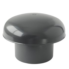 FIRST PLAST CDV125A-Y CDV125A Chapeau de Ventilation tête exalateur sans Filet