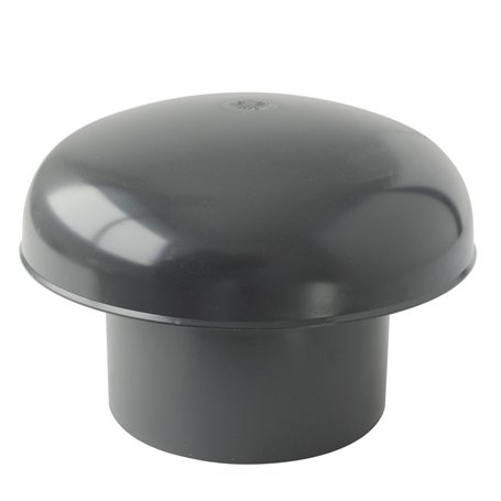 FIRST PLAST CDV125A-Y CDV125A Chapeau de Ventilation tête exalateur sans Filet