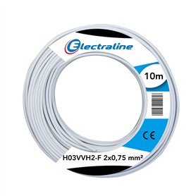 Electraline 10901 Couronne de Cable H03 VVH2-F 2X0
