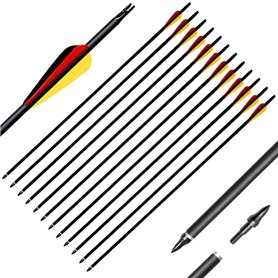 Narchery Flèche Arc Chasse 31 Pouces Flèche Carbone