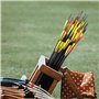 Narchery Flèche Arc Chasse 31 Pouces Flèche Carbone, Tir à l’Arc pour Entraînement et pour l’Arc Long, l’Arc Traditionnel et l’A