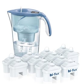 Laica J9074A1 Kit 13 filtres bi-flux et carafe filtrante