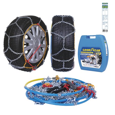 Goodyear 77932 "12mm" Chaines à neige 12 mm