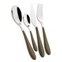 BUGATTI GGTA-023F50 Gioia Ménagère de 24 Pièces Acier INOX Tabac 22 x 8 x 30 cm