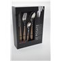 BUGATTI GGTA-023F50 Gioia Ménagère de 24 Pièces Acier INOX Tabac 22 x 8 x 30 cm