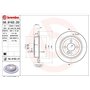 Brembo 08.9163.21 - Disque de Frein Arrière avec revêtement anti-corrosion UV - Jeu de 2 disques