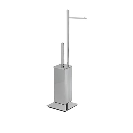Capannoli Brosse WC avec dérouleur Nook nk176 – 35 Chrome/Acier