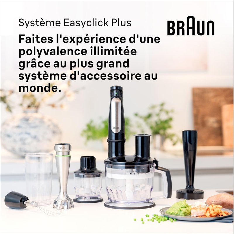 Image secondaire de Braun Household Multi Quick 7 Minipimer Braun Modelo MQ7000X, Plastique, 600 milliliters, Noir