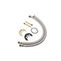 Robinet mélangeur salle de bain bidet maison tête mobile gris silver basic 8413
