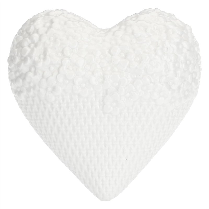 La Porcelaine Blanche - Humidificateur Coeur et Fleurs Leopoldina