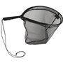 Ragot - Epuisette Rectangulaire Flottante Noire 55cm x 45cm pour Pêche en Eau Douce - Filet de Pêche pour Float Tube et Kayak