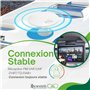MOSCATELLI Antenne Omnidirectionnelle Terrestre TNT HD - DVB-T/T2 – Dab – 12/24/220 V – Kit Complet avec Câbles et Puissant Ampl