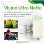 MOSCATELLI Antenne Omnidirectionnelle Terrestre TNT HD - DVB-T/T2 – Dab – 12/24/220 V – Kit Complet avec Câbles et Puissant Ampl