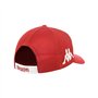Kappa ASETY 3 MONACO Casquette Mixte Adulte Rouge/Blanc