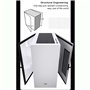 BBNB Boitier ATX Cas De Jeu, Mi-Tour PC Étui De Jeu E-ATX/ATX/M-ATX/ITX - Devant I/O USB 3.0 Panneau Latéral en Verre À Charnièr