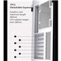 BBNB Boitier ATX Cas De Jeu, Mi-Tour PC Étui De Jeu E-ATX/ATX/M-ATX/ITX - Devant I/O USB 3.0 Panneau Latéral en Verre À Charnièr