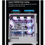 BBNB Boitier ATX Cas De Jeu, Mi-Tour PC Étui De Jeu E-ATX/ATX/M-ATX/ITX - Devant I/O USB 3.0 Panneau Latéral en Verre À Charnièr