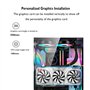 BBNB Boitier ATX Cas De Jeu, Mi-Tour Pc Étui De Jeu ATX/M-ATX/ITX - Devant I/O USB 3.0 Panneau Latéral en Verre Trempé - Votre É