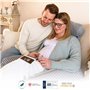 KOALA BABYCARE Coussin de Grossesse pour Dormir XXL - Coussin Allaitement Confortable Multifonctionnel - Housse Amovible 100% Co