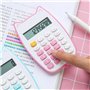 PiniceCore Mini Calculator Cat Calculatrice De Poche pour Les Étudiants De La Batterie d'alimentation Calculatrice Électronique 