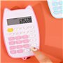 PiniceCore Mini Calculator Cat Calculatrice De Poche pour Les Étudiants De La Batterie d'alimentation Calculatrice Électronique 