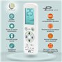 Wellclima Plus 2.0 – Télécommande Universelle pour climatiseur avec la Plus Large compatibilité du marché, Clavier et écran rétr