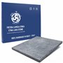 Plaque réfractaire pour pizza en pierre de lave de l'Etna 39x35x2 cm – Fabriqué en Italie Sicile - pour Four Traditionnel au Boi