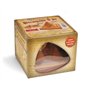 Logica Jeux Art. Pyramide 9 pcs - Casse-tête en Bois 3D - Difficulté 3/6 Difficile - Collection Leonardo da Vinci
