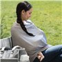 Chicco - Écharpe d'allaitement Boppy Infinity 17 cm Gris