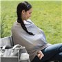 Chicco - Écharpe d'allaitement Boppy Infinity 17 cm Gris