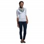 Chicco - Écharpe d'allaitement Boppy Infinity 17 cm Gris