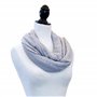 Chicco - Écharpe d'allaitement Boppy Infinity 17 cm Gris