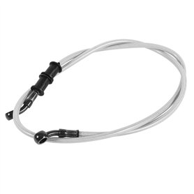 Tuyau d'huile Yctze 50Cm - 120Cm - Frein de moto - Durite aviation - Silver