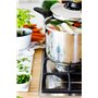 BRA Excellent | Lot de 2 Autocuiseurs Rapides 4 et 7 L, Ouverture Type Ciseaux, Acier Inoxydable 18/10, Facile à Utiliser et sûr