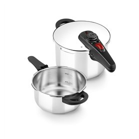 BRA Allure | Ensemble Duo d'Autocuiseurs Rapides de 4+6 Litres