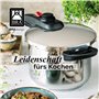 BRA Allure | Ensemble Duo d'Autocuiseurs Rapides de 4+6 Litres, Acier Inoxydable 18/10, Avec 2 Programmes de Cuisson et Système 