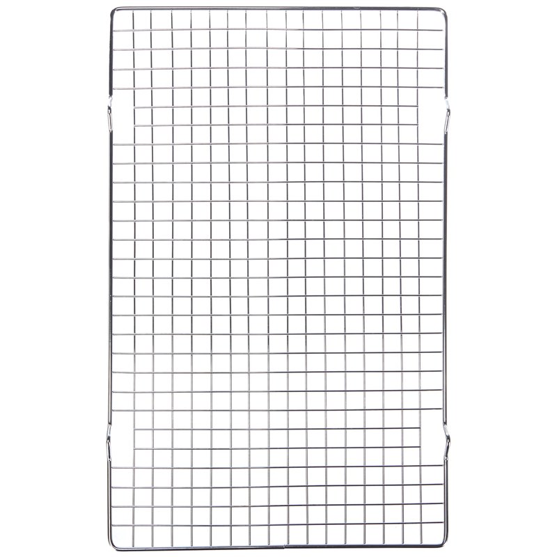 Ibili 780825 Grille rectangulaire à gâteaux 40x25 cm, Argent, 1 - Pack